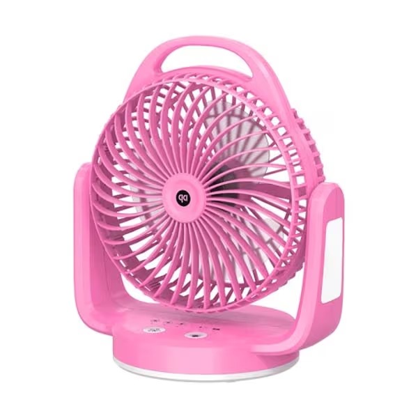 DP-7620 Rechargeable Desktop Fan with Light and Hook-0892